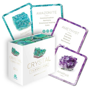 Crystal Flashcards : Full-color Cards With Metal Ring-hold - Jessica Lahoud