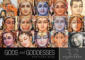 Gods and Goddesses Postcard Book - Indra Sharma