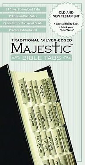 Majestic Traditional Silver-Edged Bible Tabs - Ellie Claire