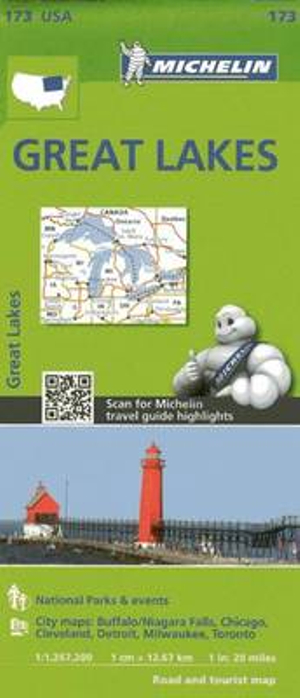 Great Lakes : Michelin Zoom Road Map - Michelin Road Map