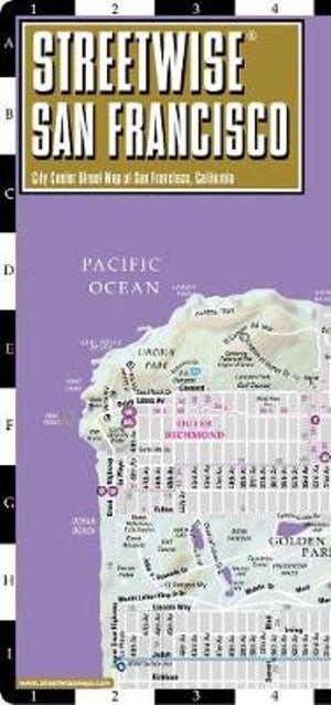 Streetwise San Francisco Map - Laminated City Center Street Map of San Francisco, California : City Plans - Michelin