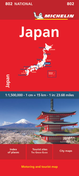 Japan - National Map 802 : Michelin National Map - Michelin