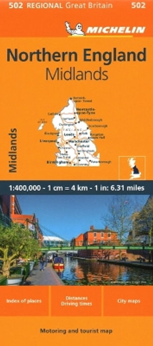 Northern England - Michelin Regional Map 502 : Map - Michelin