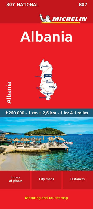 Albania - Michelin National Map 807 : Michelin National Map - Michelin