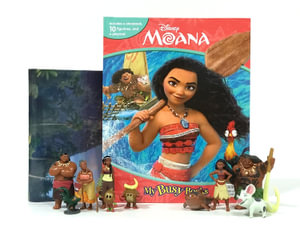 Moana: My Busy Book : With Storybook, 10 Figurines and a Playmat - Phidal Publishing