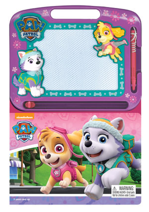 Paw Patrol Girls: Activity Book Learning, Writing, Sketching with Magnetic Drawing Doodle Pad for Kids : Storybook & Magnetic Drawing Kit - Phidal Publishing Inc.