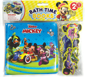 Disney Mickey: Bath Time Books : with Suction Cups and Mesh Bag - Phidal Publishing