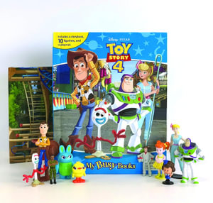 Toy Story 4: My Busy Book : With Storybook, 10 Figurines and a Playmat - Phidal Publishing