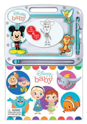 Disney Baby: Activity Book Learning, Writing, Sketching with Magnetic Drawing Doodle Pad for Kids : Storybook & Magnetic Drawing Kit - Phidal Publishing