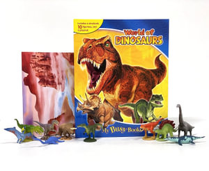 World of Dinosaurs: My Busy Books : With Storybook, 10 Figurines and a Playmat - Phidal Publishing