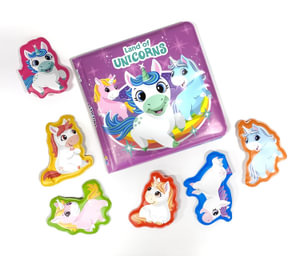 Land of Unicorns: Bath Time Books : with Suction Cups and Mesh Bag - Phidal Publishing