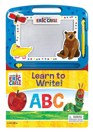 The World of Eric Carle: Learn to Write! ABC - Activity Book Learning, Writing, Sketching with Magnetic Drawing Doodle Pad for Kids  : Storybook & Magnetic Drawing Kit - Phidal Publishing