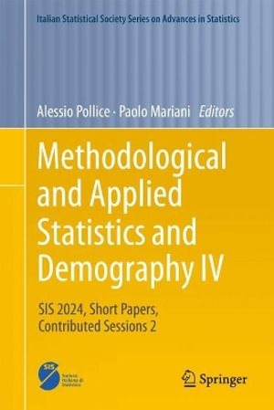 Methodological and Applied Statistics and Demography IV : Sis 2024, Short Papers, Contributed Sessions 2 - Alessio Pollice