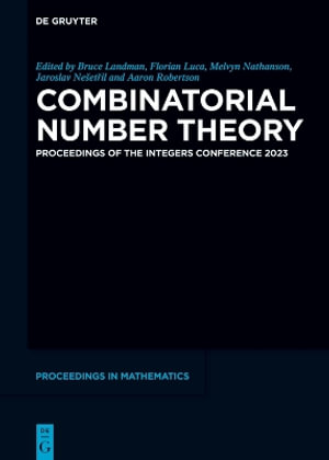 Combinatorial Number Theory - No Contributor