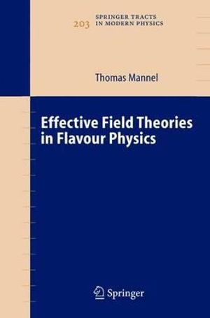 Effective Field Theories in Flavour Physics : Springer Tracts in Modern Physics - Thomas Mannel