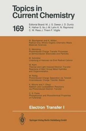 Electron Transfer I : Topics in Current Chemistry - J. Mattay