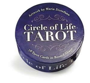 Circle Of Life Tarot Deck : 78 Tarot Cards in Round Shape - Maria Distefano