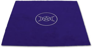 Tarot Velvet Cloth (Pagan Circle Purple) - Scarabeo Lo