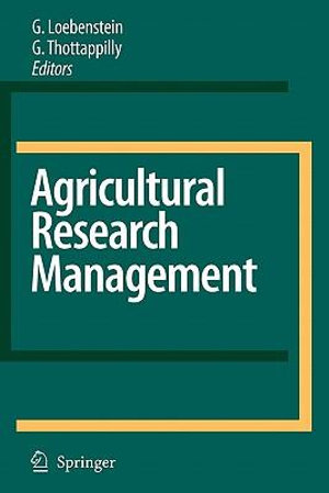 Agricultural Research Management - G. Loebenstein