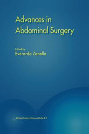 Advances in Abdominal Surgery - E. Zanella