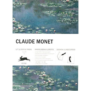 Claude Monet - Gift & Creative Paper Book: Vol 101 : 12 large sheets of very high-quality wrapping paper - Pepin Van Roojen