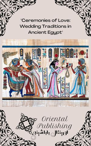 Ceremonies of Love Wedding Traditions in Ancient Egypt - Oriental Publishing