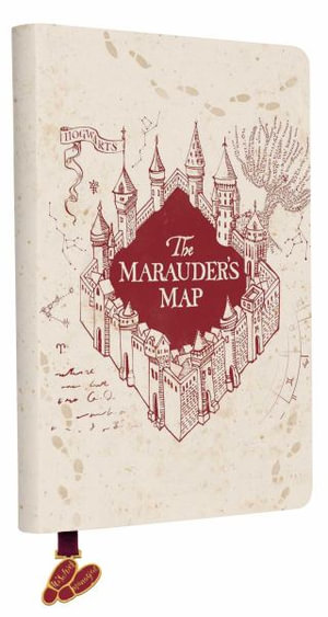 Harry Potter : Marauder's Map™ Journal with Ribbon Charm - Insight Editions