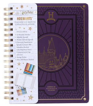 Harry Potter: Hogwarts Teacher's 12-Month Undated Planner : (Harry Potter School Planner School, Harry Potter Gift, Harry Potter Stationery, Undated Planner, Teacher Planner) - Insights