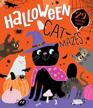 Halloween Cat Mazes : 29 Colorful Mazes - Nora Watkins